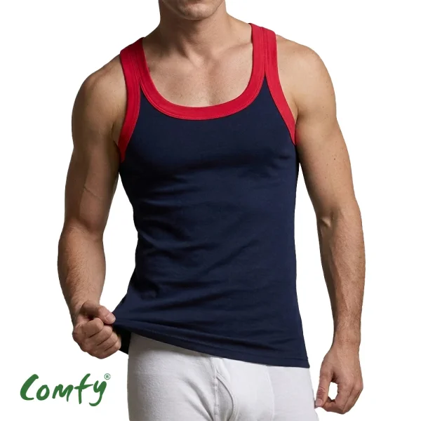 COMFY - Men's Gym Vest Round Neck Without Sleeves